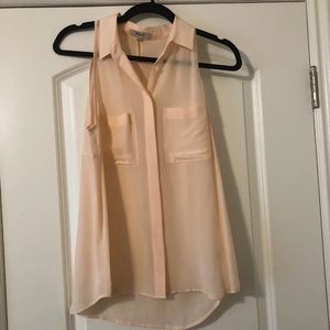 100% Silk Madewell sleeveless blouse